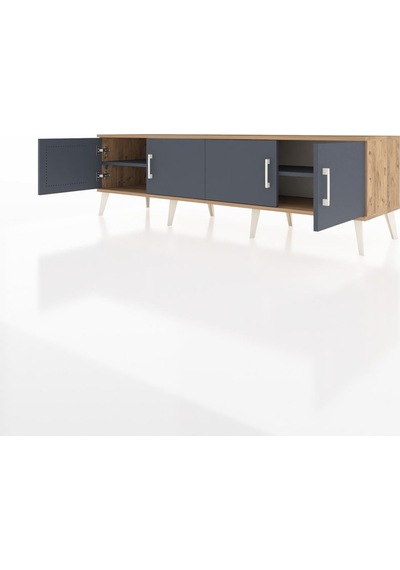 Hyperion Tv Ünitesi 2 Raflı 4 Kapaklı 176x44x51 Çam-antrasit/antrasit Antrasıt/antrasıt Hyperion Tv Ünitesi 2 Raflı 4 Kapaklı 176x44x51 Çam-antrasit/antrasit Antrasıt/antrasıt