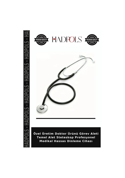 Özel Üretim Doktor Ürünü Görev Aleti Temel Alet Steteskop Profesyonel Medikal Hassas Dinleme Cihazı