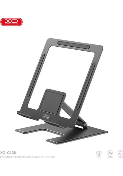 Xo C136 Katlanabilir Metal Tablet Ve Telefon Standı
