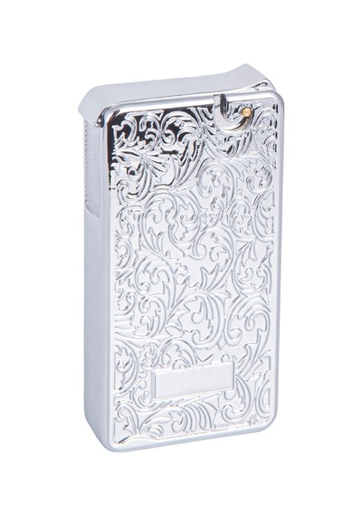 Soft Flame Gümüş Desenli Metal Çakmak