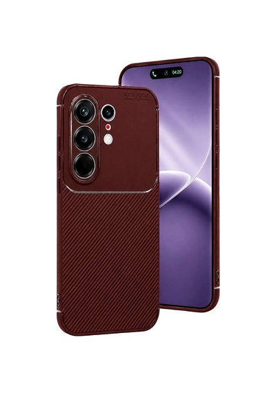 Tecno Camon 50 Pro 5g Auto Focus Karbon Kapak - Bordo Evimdeyokyok