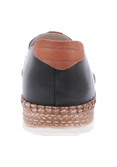 Dgn P01-22y Bayan Strobelli Anatomıc Footwear Deri Ayakkabı P01-1512-R1534 Siyah