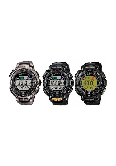 Casio Prg 240 1 Uyumlu Siyah Silikon Saat Kordonu