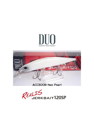 Duo Realis Jerkbait 120Sp Acc3008 Neo Pearl