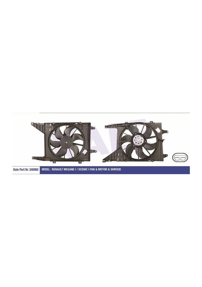 Megene 1 - 1.6 16 Valf Fan Motoru Komple 7701051497