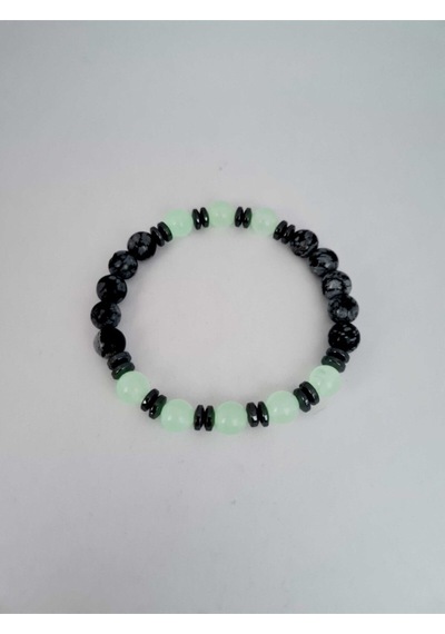 Gümüştel El Sanatları Sertifikalı Karlı Obsidyen Kedi Gözü Hematit Doğal Taş Bileklik Karanlıkta Işık Saçar Çok Renkli Gümüştel El Sanatları Sertifikalı Karlı Obsidyen Kedi Gözü Hematit Doğal Taş Bileklik Karanlıkta Işık Saçar Çok Renkli