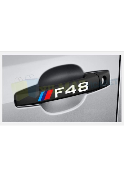 Bmw M Logo Kapı Kolu Oto Sticker E46 E90 E60 E39 E36 F30 F10 E70 10 X 1,7 Cm