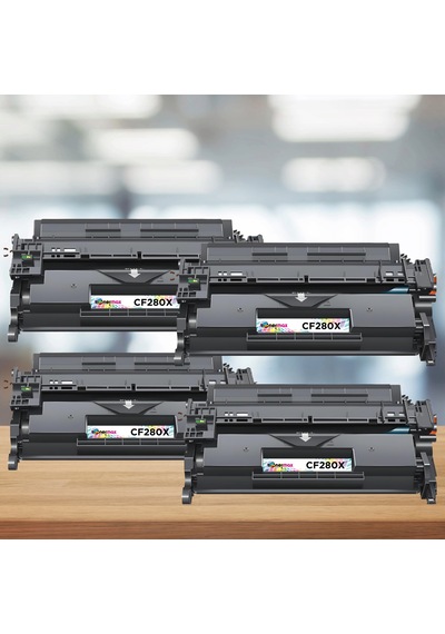 Hp Cf280x / Pro 400 M401 / M425 Uyumlu, Toner - 4'lü Paket