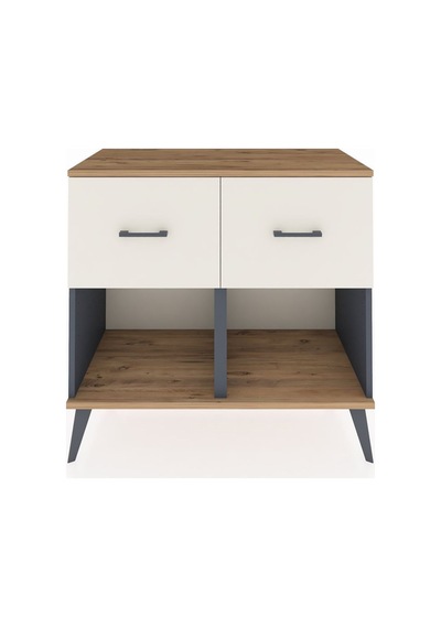 Hyperion Şifonyer 2 Çekmeceli 88x44x80 Antrasit-çam/aytaşı Çam/aytaşı Hyperion Şifonyer 2 Çekmeceli 88x44x80 Antrasit-çam/aytaşı Çam/aytaşı