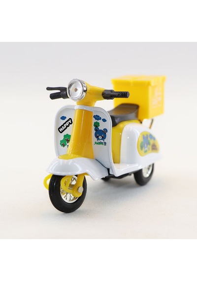 Mini Vespa Scooter Çek Bırak İnce Detay Çok Renkli 3+ Yaş Çok Renkli