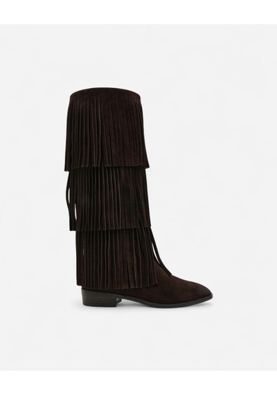 Steve Madden Spur Brown Sued Kadın Kahverengi Çizme Spur