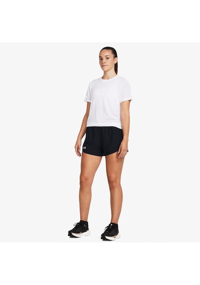 Under Armour Fly By 3inch Kadın Siyah Koşu Şortu 1382438 Siyah