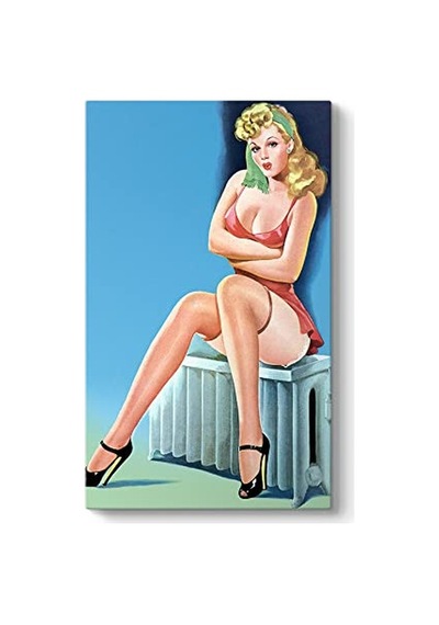 Pin Up Girl Decor Tablosu 80 X 140