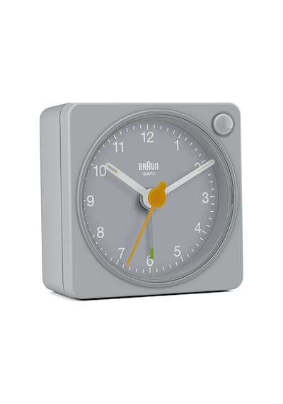 Braun Bc02xg Gri Klasik Seyahat Analaog Alarmlı Masa Saati Brn.bc02xg