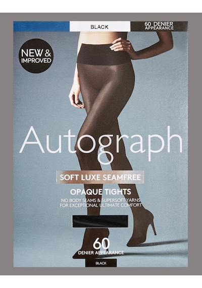Marks & Spencer 60 Denye Dikişsiz Opak Külotlu Çorap T60008193 Siyah