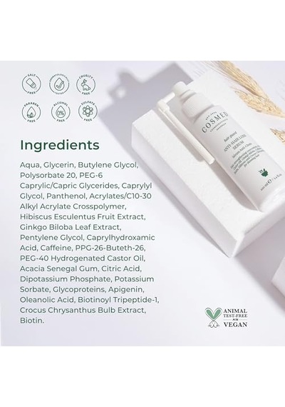 Tr Sülfatsız Tuzsuz Saç Dökülmesine Karşı Serum