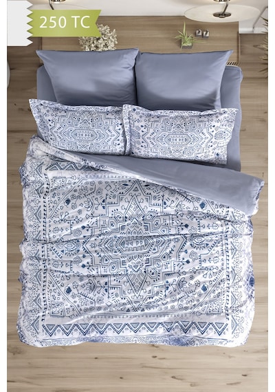 Varol 250 Tc Bambu Karışımlı Pamuk Saten Nevresim Takımı Family Size - Jesolo Çok Renkli