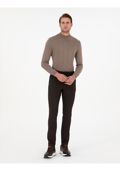 Pierre Cardin Erkek Kahverengi Pantolon Kanvas-chino 50292190-vr029 Kahverengi