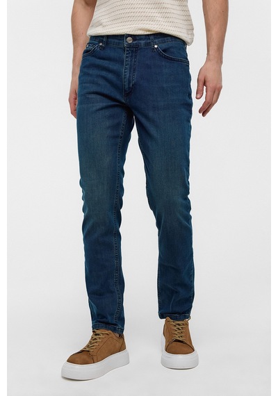 Backandbond Haki Slim Fit Denim Pantolon Çok Renkli