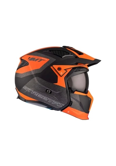 Mt Helmets Streetfighter Sv S Totem B4 Motosiklet Kaskı Mat Turuncu