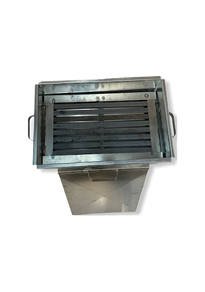 Demir Mangal Katlanır Ayaklı 45 Cm Inox