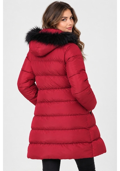 Z9760 Dewberry Bayan Kaban-düz Bordo