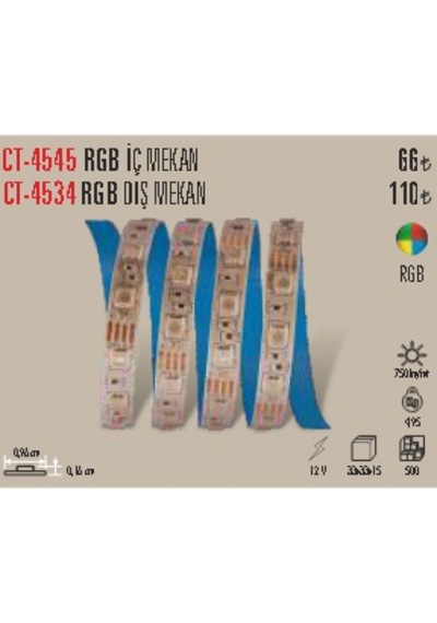 Ct-4534 Rgb Dış Mekan 5 Metre