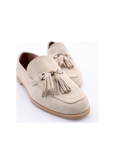 Bej Süet Loafer 34307-bej Bej