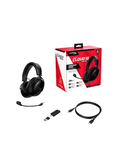 HyperX Cloud III 77Z45AA Kablosuz Kulak Üstü Oyuncu Kulaklığı