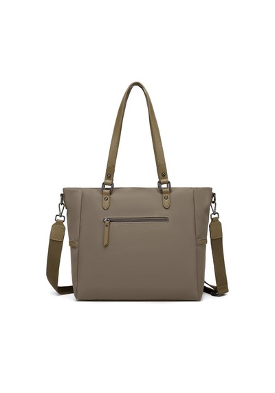 Smart Bags Twill Dimi Kumaş Kadın Omuz Çantası 3323 Kahve