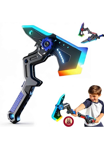 Oyuncak Işın Baltası ,led Işıklı Rgb,buhar Atan ,dahili Şarjlı ,ses Ve Işık Efektli ,darbe Sensörlü ,2 Farklı Modlu Kılıc Ve Balta Modlu ,35 Cm 1 Adet