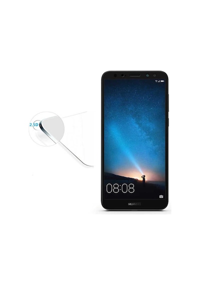 Huawei Mate 10 Lite Zore Kenarları Kırılmaya Dayanıklı Cam Ekran Koruyucu