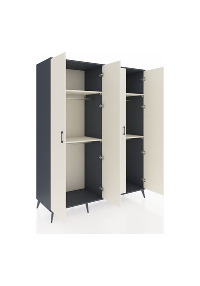 Kronos Gardrop 4 Raflı 4 Kapaklı 4 Askılı 176x59x221 Antrasit-aytaşı Aytaşı Kronos Gardrop 4 Raflı 4 Kapaklı 4 Askılı 176x59x221 Antrasit-aytaşı Aytaşı