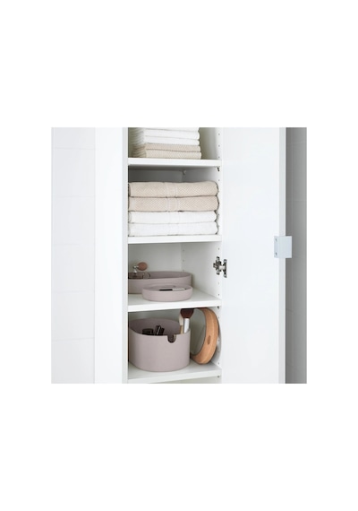 Ikea Saxborga Aynalı Düzenleyici Kutu Seti 4'lü 17 X 24 X 14 Cm Bej - Kahverengi