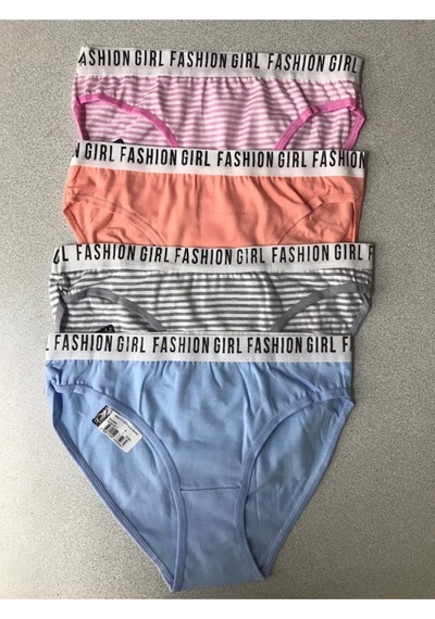 Tutku 12'li Paket Bayan Kadın Desenli Bikini Külot Asorti Kilot Çok Renkli