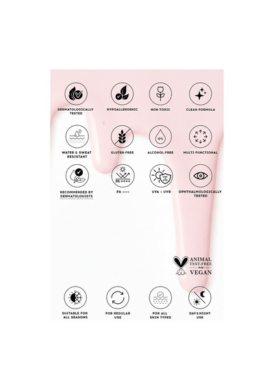 Spf50 Pink Güneş Koruyucu Krem, Ton Eşitleyici Leke Karşıtı, Aydınlatıcı, 40 Ml, Güneş Serumu