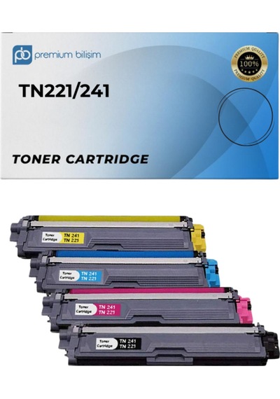 Brother Tn221 Tn241 Tn261  Uyumlu - Hl-3140w Hl-3170cdw Hl-3180cdw Mfc-9130cw Mfc-9330cdw Mfc-9340cdw
