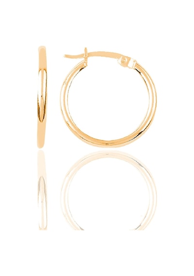 Gümüş Rose 26 Mm Şarnel Halka Küpe