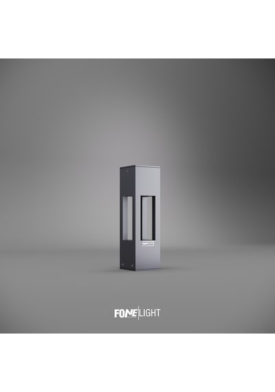 Fonelight Aka Modern Bahçe Aydınlatma Antrasit 35 Cm Antrasit