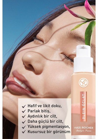 Yves Rocher Etkili Işıltı Veren Fondöten- Bej 050- 30 Ml-63154