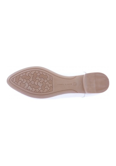 Dgn 300-23y Kadin Fiyonklu Zenne Babet 300-2109-R0198 Beyaz