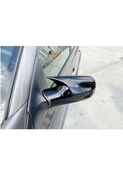 Renault Megane 2 2002-2009 Batman Yarasa Ayna Kapağı Piano Black