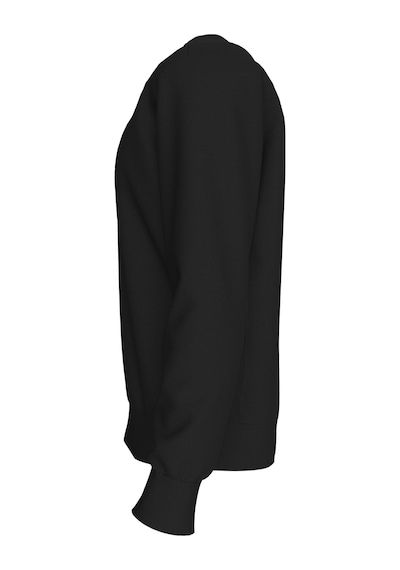 Calvin Klein Ls Premıum Terry Monologo Cn Swt-10240 Black