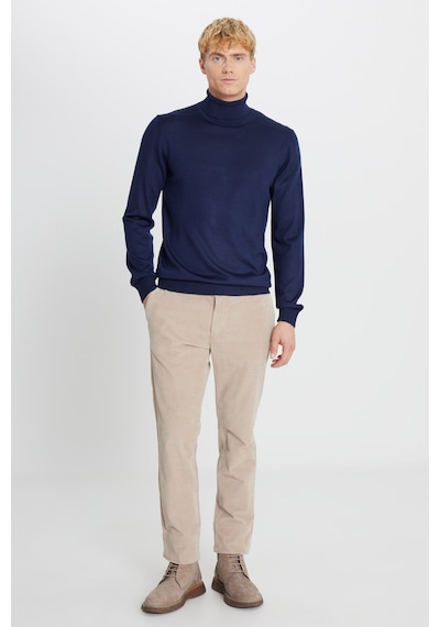 AC&Co / Altınyıldız Classics Erkek Lacı Yünlü Standart Fit Normal Kesim Tam Balıkçı Yaka Triko Kazak Lacı AC&Co / Altınyıldız Classics Erkek Lacı Yünlü Standart Fit Normal Kesim Tam Balıkçı Yaka Triko Kazak Lacı