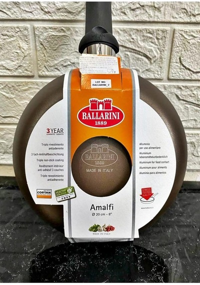 Ballarini Amalfi Teflon Kaplama 20 Cm Izgara Tava Şampanya Köpüğü Diğer