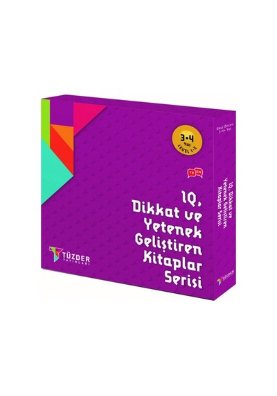 3-4 Yaş 6'Lı / Iq. Dikkati Güçlendirme Seti