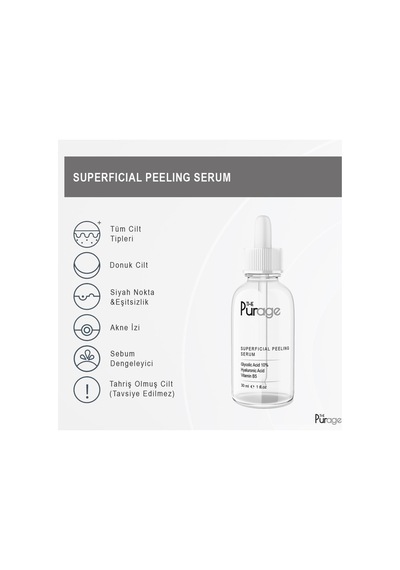 Superficial Peeling Serum Glycolic Acid 10% Hyaluronic Acid