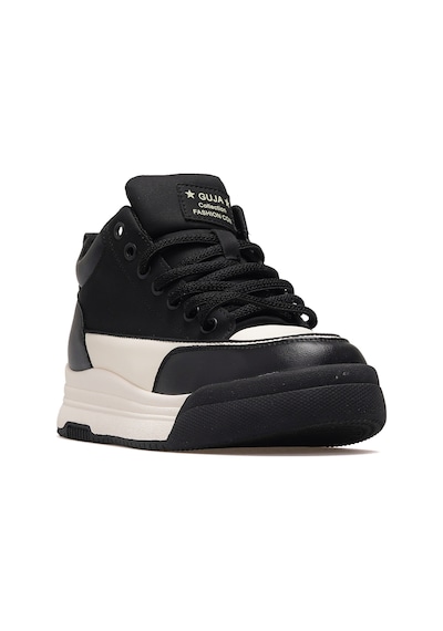 Guja Kadın Deri Sneaker Bot 25k 25k301-1 Z Siyah Siyah