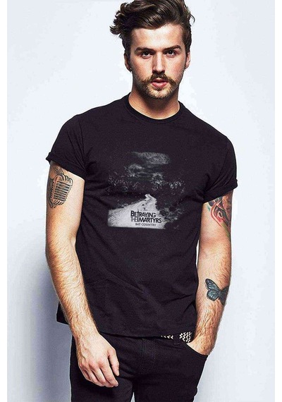 Bat Country Betraying The Martyrs Baskılı Siyah Erkek Tshirt