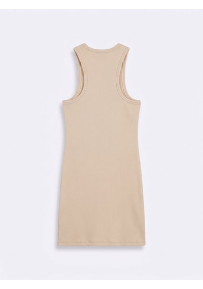 LTB Kaşkorse Basic Krem Elbise